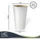 thumbnail image 2 of VASO CARTON BLANCO CON TAPA 16 OZ 100 PIEZAS, 2 of 5
