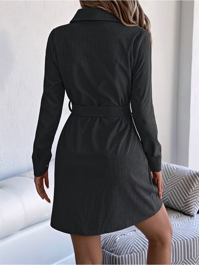 black french cuff dress shirts Airthreads Men's Shirt, Wrinkle-Resistant, Long Sleeve, Coffee, Tailored Fit main image 1
