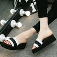 thumbnail image 3 of DPTALR Sandales d'Été pour Femmes Pantoufles Intérieur Extérieur Tongs Chaussures de Plage, 3 of 7