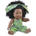 thumbnail image 2 of Muñeca negra Muñeca afroamericana Muñeca de juego realista de moda de 12 pulgadas, 2 of 5