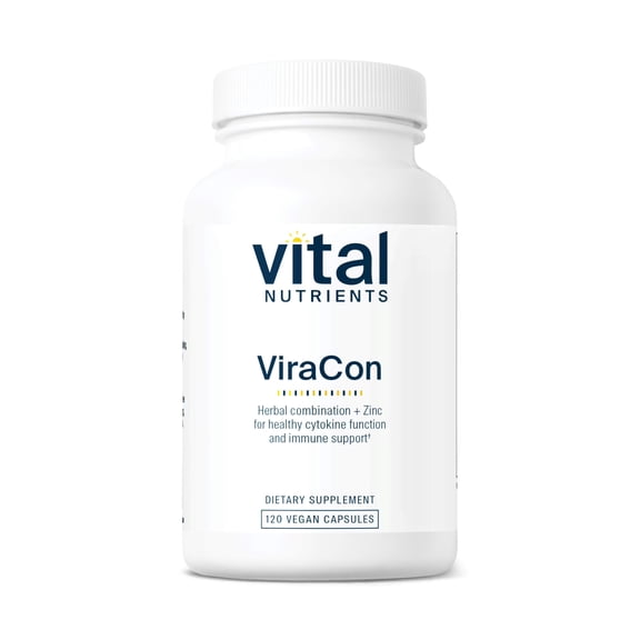 Vital Nutrients - ViraCon - Herbal Combination to Support the Immune System - 120 Vegetarian Capsules per Bottle