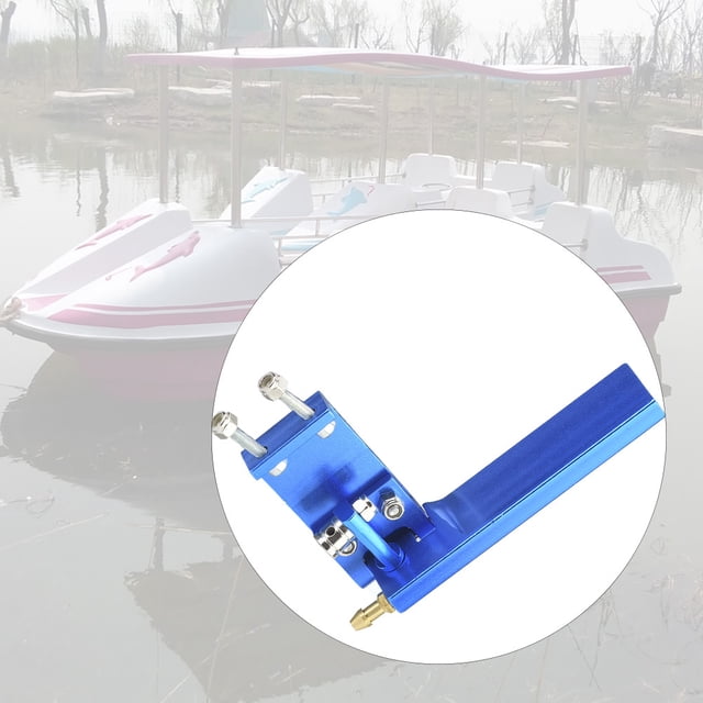 Gouvernail de Bateau à Télécommande, Gouvernail Anti-corrosion Haute Résistance, 75mm/95mm pour Bateau de Course Modèle RC Bateau Marin Direction et Conception de Refroidissement par Eau Moteur