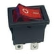thumbnail image 2 of 30 Pcs KCD1 Boat Rocker Toggle Switch 6A/250V 10A/125V AC with Red Light Switch 4Pin on Off, 2 of 5