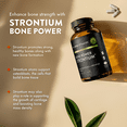 thumbnail image 5 of Mt. Angel Vitamins’ Strontium Bone Power 350mg - Bone Strength & Density Support Supplement - Vegan, Non-GMO, Gluten-Free, Soy-Free, Dairy-Free, No Preservatives - 60 Veg Capsules, 5 of 7