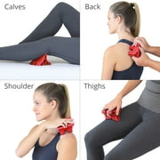 DaVinci Tool Red Flex & Blue Firm - USA Made - Extra Firm Neck Tension Relief & Pressure Point Massage Tool | Occipital Release, Cervical Traction, Suboccipital Release, and Neck Stretcher