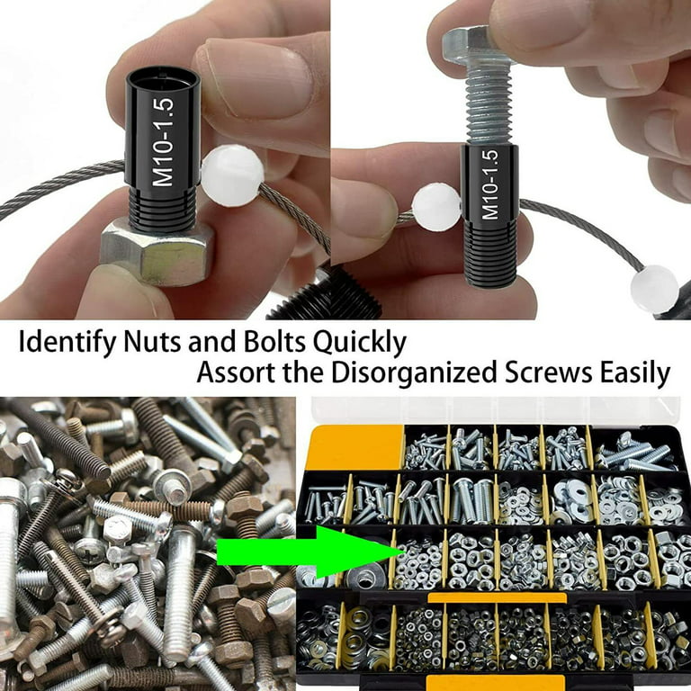 Nut and Bolt Thread Checker (Complete SAE/Inch and Metric Set) (Packs)