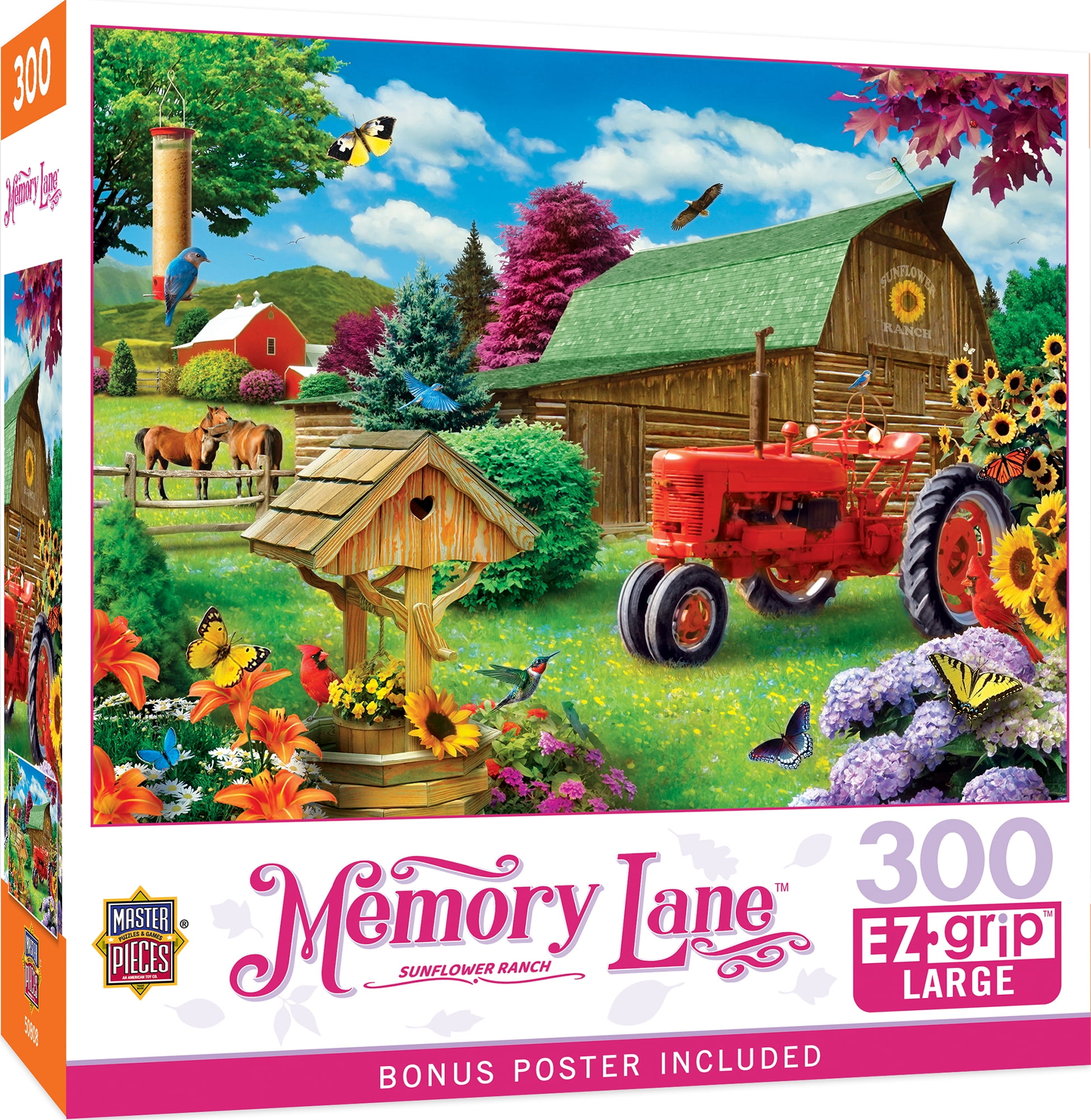 Memory Lane - Sunflower Ranch 300 Piece EZ Grip Puzzle