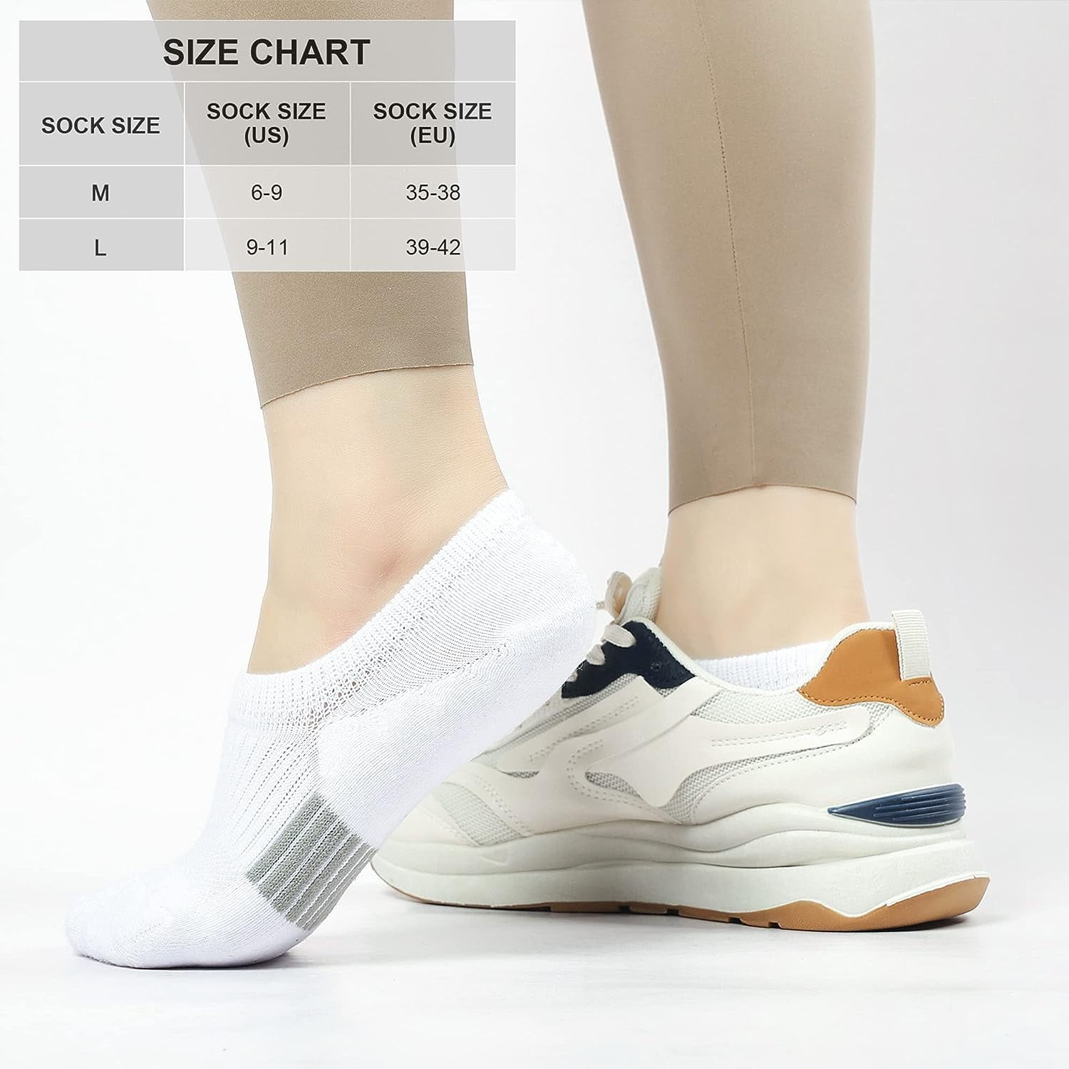No Show Socks Womens Cushioned Low Cut Athletic Hidden Liner for Sneakers Ankle Invisible Running Socks 4/6 Pairs