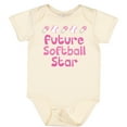 thumbnail image 3 of Inktastic Future Softball Star Girls Baby Bodysuit, 3 of 5