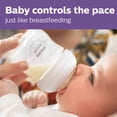 thumbnail image 2 of Philips Avent Natural Baby Bottle With Natural Response Nipple, Clear, 2x4oz Bottles, SCY900/02, 2 of 9