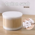 thumbnail image 5 of 500 Pcs Cotton Swabs with Case Dual Round Head Q Tips Disposable Cotton Sticks Cosmetic Beauty Tools for Makeup Ear New, 5 of 9