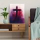 thumbnail image 5 of Qisvanset 12x16 Inch With Frame 2D Flat Wall Art Ash Wednesday Lent Cross Catholic Easter Home Wall Decor, 5 of 8