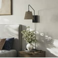 thumbnail image 3 of Avec 7 in. 1-Light Matte Black Coastal Wall Sconce, 3 of 12