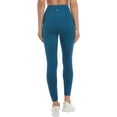 thumbnail image 3 of Danskin Women's High Rise Contour Bonded Legging, Stormy Sea, Small, 3 of 3