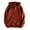 Brown, variant on Men's Half Zip Baggy Hoodie, Heavyweight Vintage Pullover Long Sleeve Hooded Sweatshirt with Pockets for Casual Streetwear,Black,L