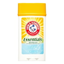 Arm & Hammer Essentials Natural Deodorant CLEAN Wide Stick 2.5 oz (Pack of 3)