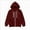 Y12-Wine, variant on Sweatshirt Color Solid Zip Jackets Long Hoodie Top Sleeve Up Kids Coat&Jacket,Zip Hoodie Sweatshirt