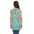 thumbnail image 3 of Anygrew Womens Summer Casual T-Shirt V-Neck Sleeveless Tunic Tops for Leggings Loose Blouse Shirt, 3 of 8