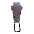 thumbnail image 1 of Baby Stroller Hook Fashion PU Leather Adjustable Pram Hook Cart Organizer Diaper Bag Hanger Children Boy Girl Travel Accessories, 1 of 5