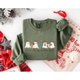 thumbnail image 4 of Chillin with my Christmas Spirits Sweatshirt, Funny Christmas Ghosts Sweatshirt, Funny Tee, Christmas Vibes Sweatshirt, 4 of 6