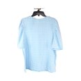 thumbnail image 2 of Charter Club Puff Sleeve Check Print Top Blue Glacier Combo 2XL, 2 of 2