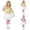 A-Yellow422, variant on Toddler Girls Outfit Sets Shirts With Tutu Skirts Performance Dance For Stage Shows Cheerleading Team Party Wear