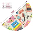 thumbnail image 5 of Kll 48" Christmas Tree Skirt Playing Video Games Xmas Tree Skirts Mat For New Year Xmas Holiday Party Indoor Outdoor Home Decoration, 5 of 9
