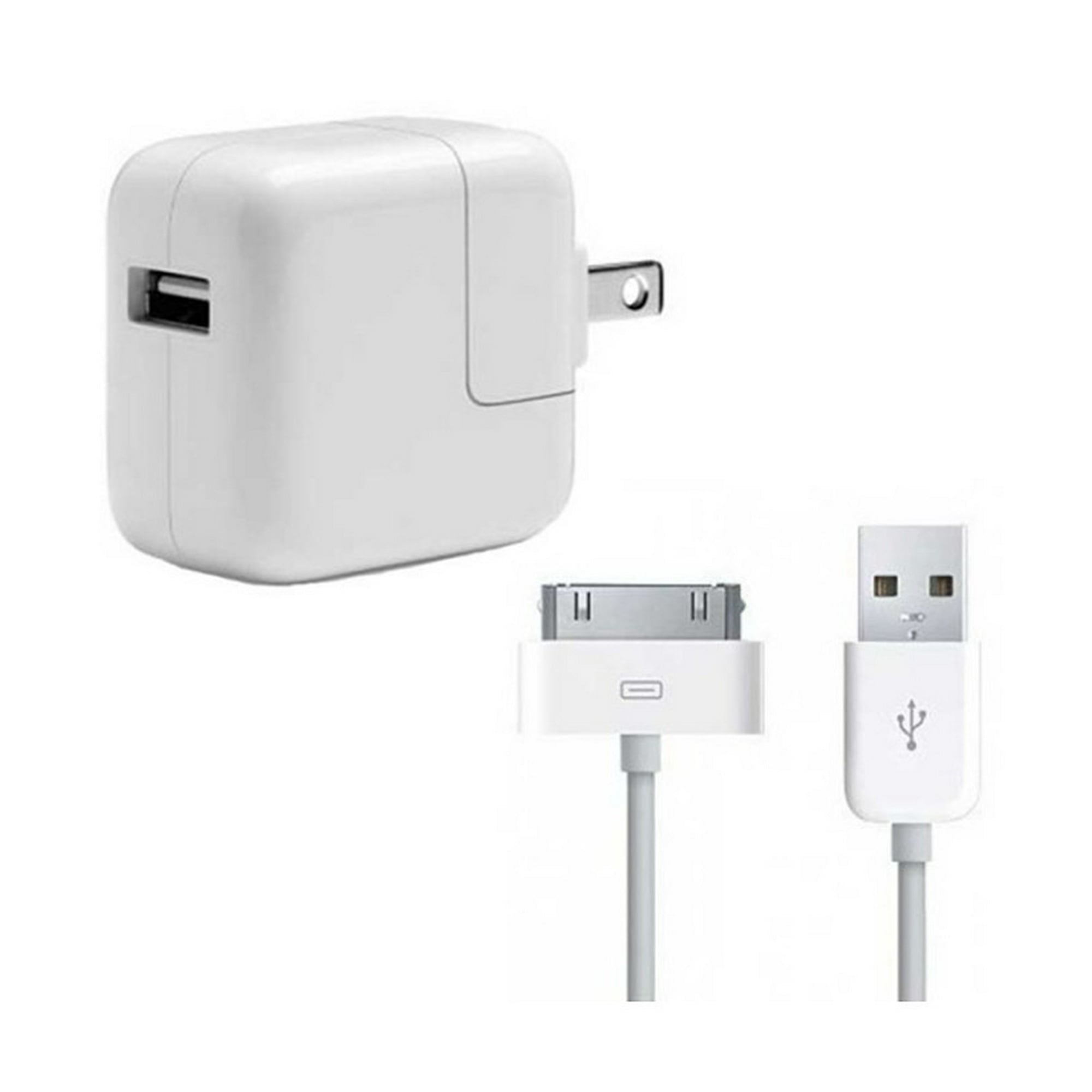 12W USB Power Wall Plug Fast Charger Adapter 30 Pin USB