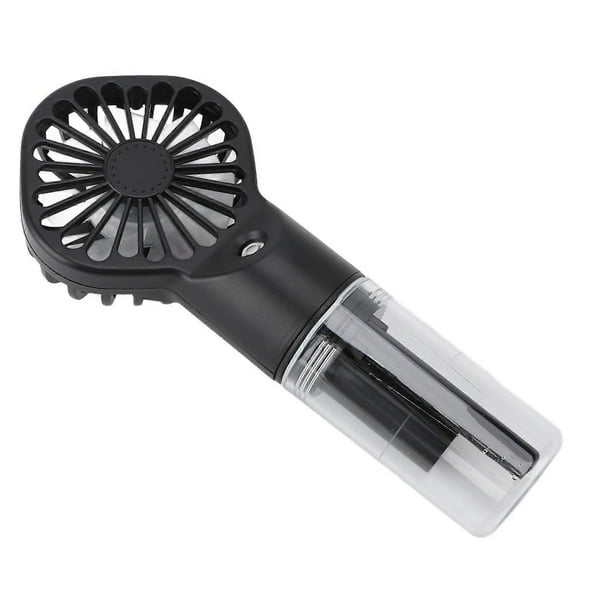 USB Handheld Fan Mini Super Quiet Rechargeable 4 Speed Portable Fan for Travel Outdoor Black
