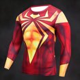 thumbnail image 5 of Halloween Spider Cosplay Costume Long Sleeve T-Shirts Crewneck Graphic Pullover Gym Shirt Red L, 5 of 5