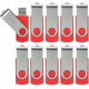 thumbnail image 1 of Paquete de 10 unidades flash USB 2.0, unidad de memoria USB, paquete a granel, memoria giratoria, almacenamiento plegable, unidad de salto, unidad Zip-buena, 1 of 2