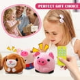 thumbnail image 4 of Interactive Dog Toys, Active Moving Pet Plush Toy, 2026 Upgraded Rechargeable Squeaky Dog Ball Toy with Sound, Washable Cartoon Pig Plush Talking Toy for Dogs Puppies - Remote Control Version, 4 of 5
