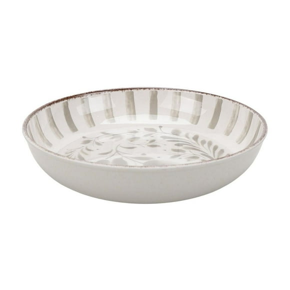 Better Homes & Gardens Bamboo Melamine Dinner Bowl Grey Set, 4pc