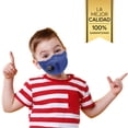 thumbnail image 2 of 2 Cubrebocas Infantil con Válvula Deportiva Facex American Azul, 2 of 5