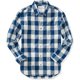 thumbnail image 1 of Aeropostale - Camisa casual de manga larga a cuadros para hombre, color blanco, grande Aeropostale Botones al frente, 1 of 1