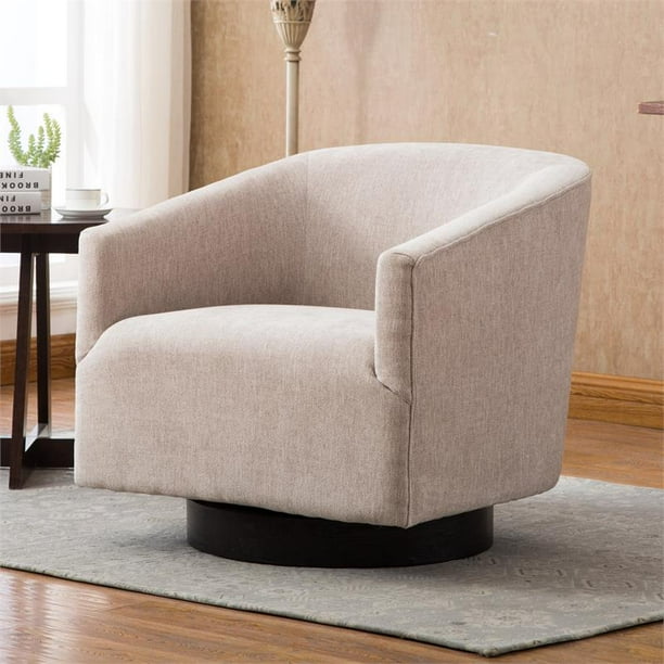 Comfort Pointe Geneva Swivel Chair, Beige