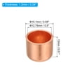 thumbnail image 2 of Uxcell 1/2 Inch ID Copper Pipe End Cap, 4 Pack Copper Fitting Cap Sweat Plug Solder Connection for HVAC, Air Conditioner, 2 of 6