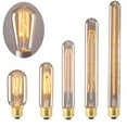 thumbnail image 4 of 220V E27 Home Decor Spiral/Stright Filament Safe Dimmable Warm Lights Edison Light Bulb Home Lighting Incandescent Bulbs Light Appliance T185, 4 of 8
