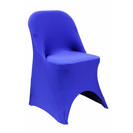 Folding Spandex Chair Cover Fits Metal Or Samsonite Folding Chairs Royal Blue
