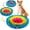 Red&Yellow&Blue, variant on Snuffle Mat for Dogs, Adjustable Dog Puzzle Toys Sniff Mat, Interactive Enrichment Toys for Slow Eating and Mental Stimulation (Red Yellow Blue)