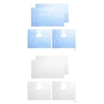 thumbnail image 1 of Capa de corte de pelo desechable Zulema 500x transparente + azul, 1 of 8