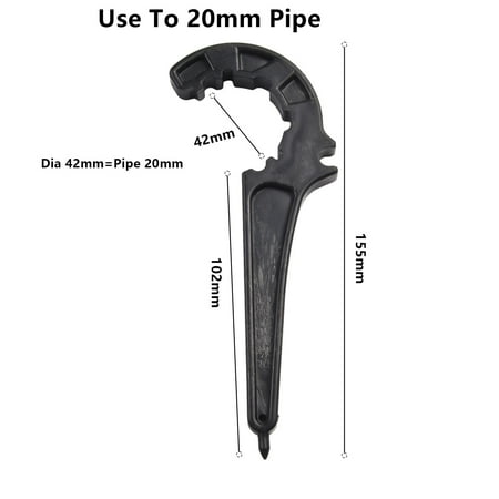 

Pe Pipe Quick Connect Fittings Pvc Pe Pipe Valve Lock Nut Wrench