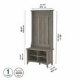thumbnail image 6 of Bowery Hill Furniture Salinas Hall Tree with Shoe Storage in Driftwood Gray, 6 of 7