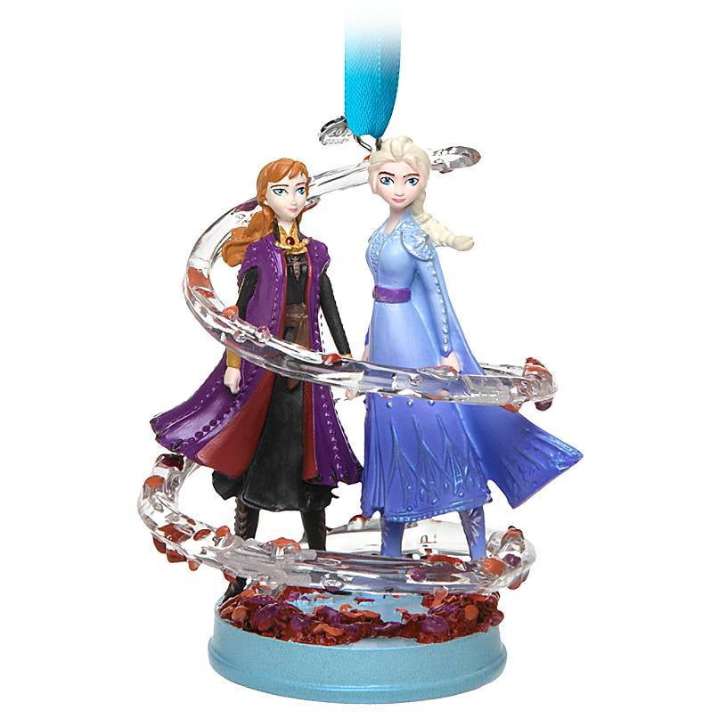 Disney 2019 Anna And Elsa Frozen 2 Sketchbook Christmas Ornament New