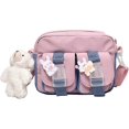 thumbnail image 1 of Monedero Kawaii Yashi para Niñas Bolso Bandolera con Accesorios de Oso con Alfileres, 1 of 5