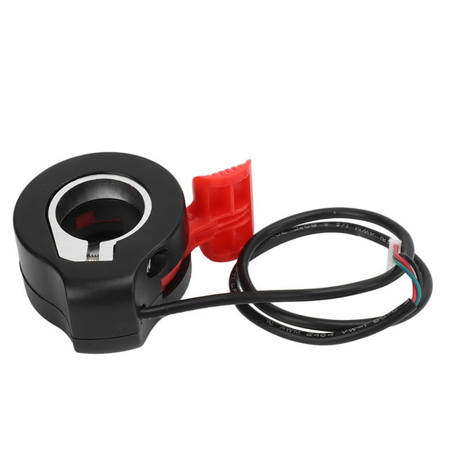 Accélérateur de Scooter Électrique, Bouton Électrique Scooter Pouce Papillon Réactif Vitesse Control Poignée Confortable Imperméable à l'Eau pour les Mains Droites Gauche