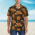 thumbnail image 4 of Daiia Halloween4 Hawaiian Shirt for Men Gentle Cotton Regular Short Sleeve Casual-3X-Large, 4 of 9