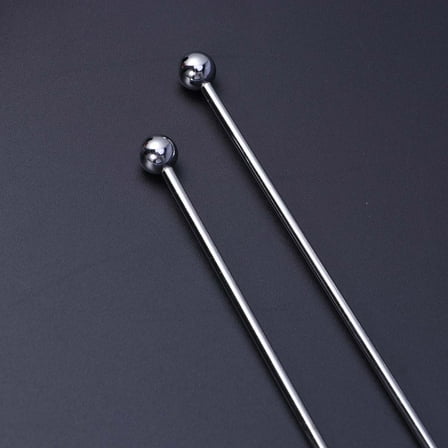 MOKKHNB Vintage Swizzle Sticks for Cocktails Stainless Steel Cocktail Stirring 5 Pcs