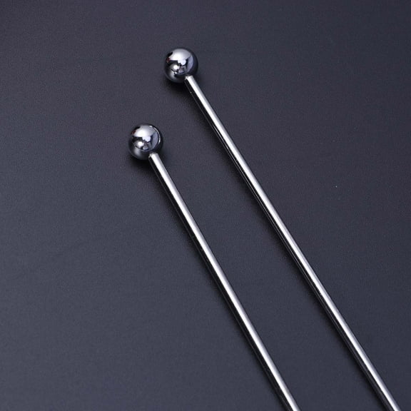 MOKKHNB Vintage Swizzle Sticks for Cocktails Stainless Steel Cocktail Stirring 5 Pcs