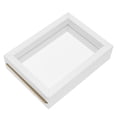 thumbnail image 2 of DIY Stereoscopic Plant Specimen Frame Double Sided Glass Leaves Photo Frame Creative Table Decoration (White, 6 Inches), 2 of 5